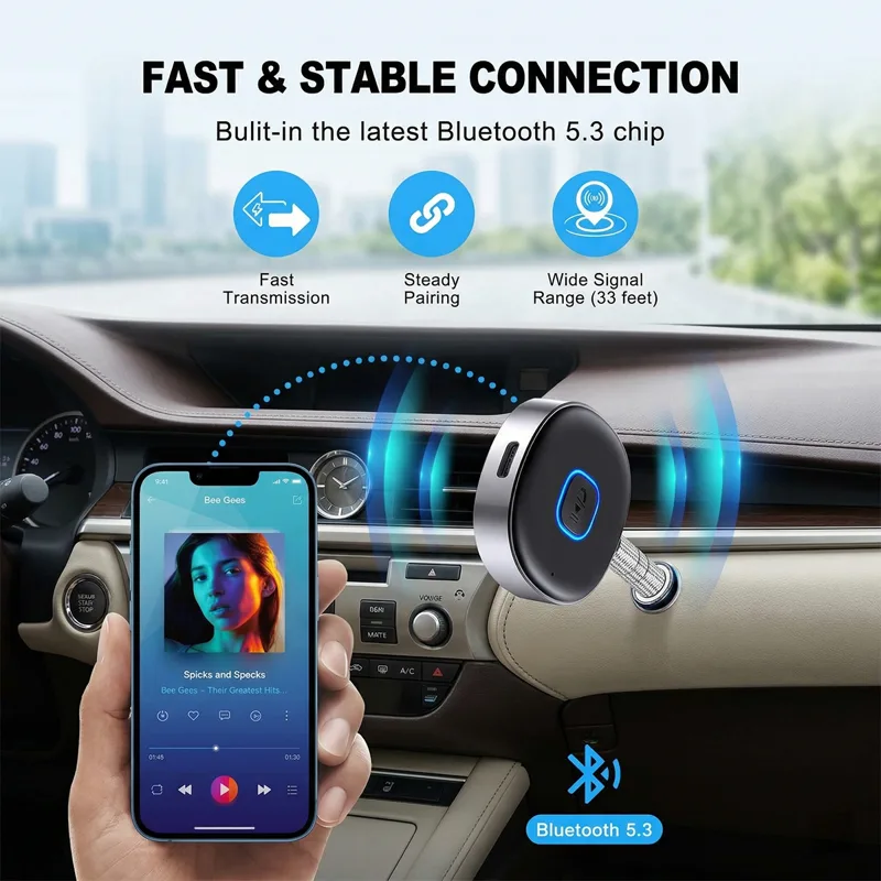 Adaptador Bluetooth AUX para C - Bluetooth Adapter Receiver avaliação e preço