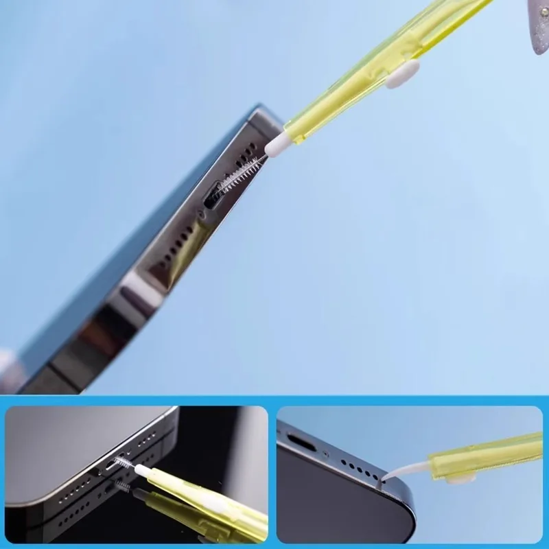 Escova de limpeza metálica com - Usb C Earphone avaliação e preço