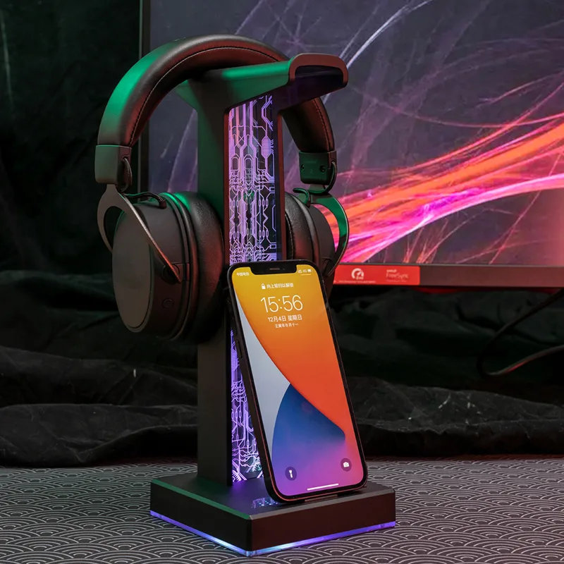 RGB Gaming Headphone Stand, Du - Gaming Headset Rgb avaliação e preço