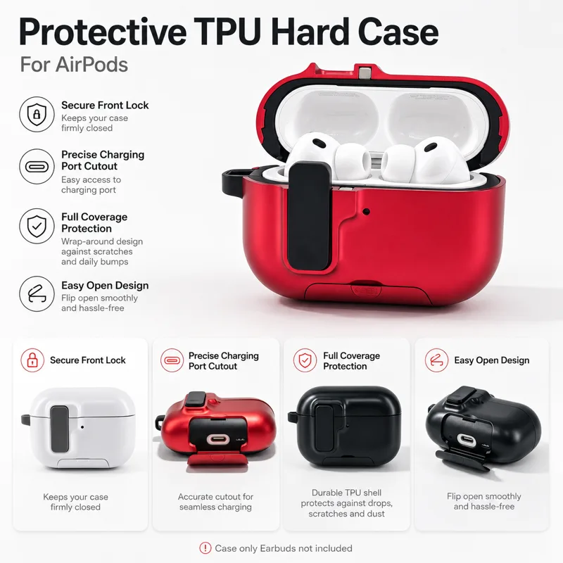 Capa Dura para AirPods Pro3 4  - Headphone Case Hard avaliação e preço