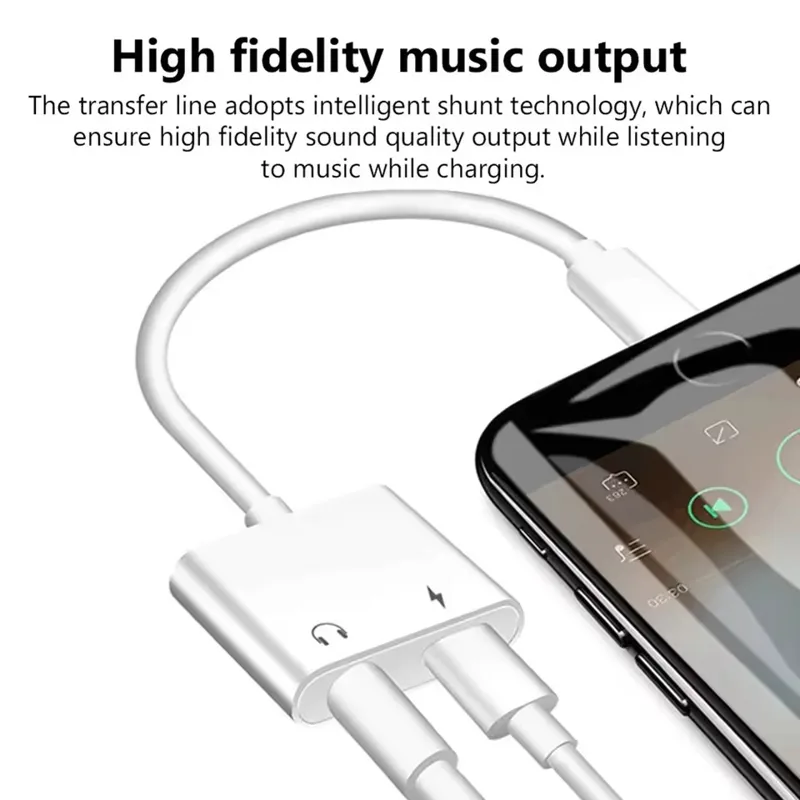 Adaptador de Áudio e Carregame - Earphone Splitter Jack avaliação e preço