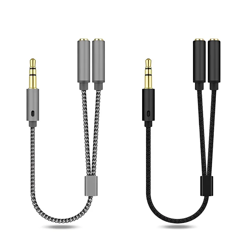 Divisor de áudio de 3,5 mm Y J - Earphone Splitter Jack avaliação e preço