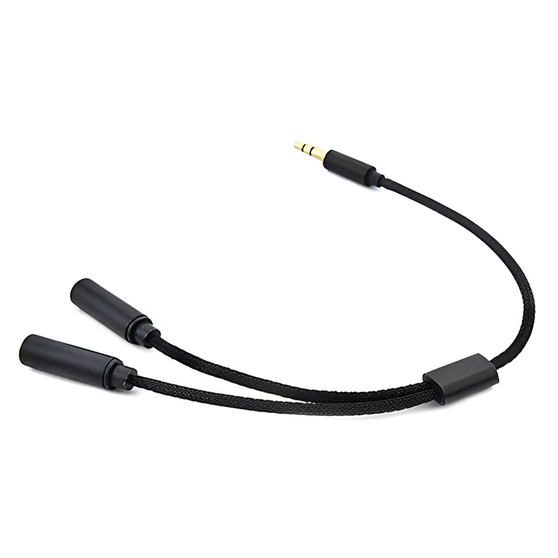 Divisor de áudio de 3,5 mm Y J - Earphone Splitter Jack avaliação e preço
